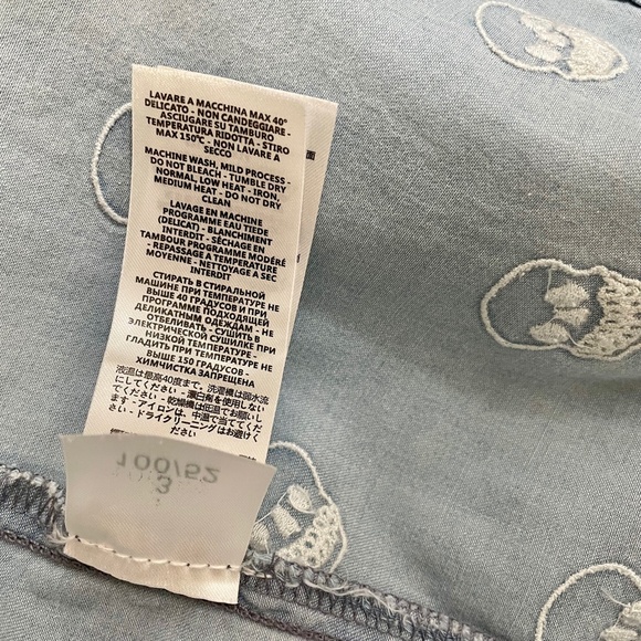 Stella McCartney Cotton Chambray Skull shirt - Picture 8 of 9